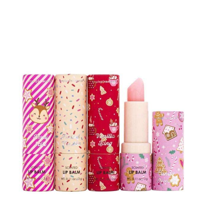 Tricoastal Σετ Βάλσαμο Χειλιών Χιονόμπαλα, 4τμχ