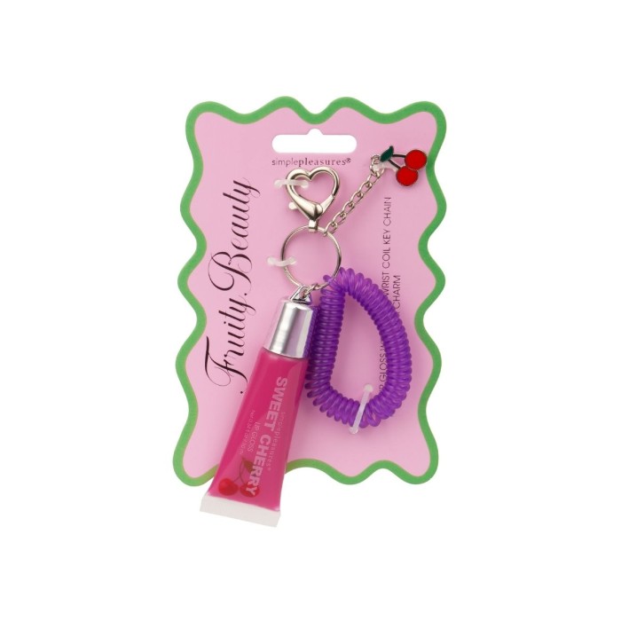 Tricoastal Key Chain with Lip Balm Sweet Cherry