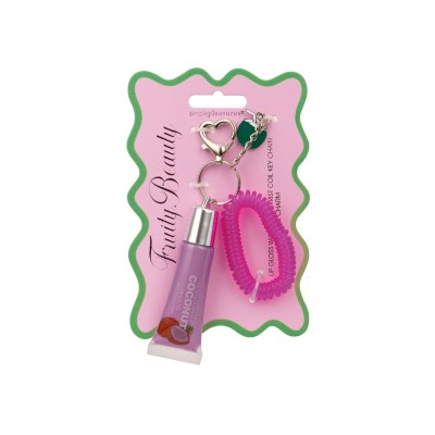 Tricoastal Key Chain with Lip Balm Coconut