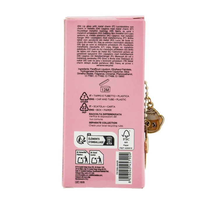 Tricoastal Waffle Lip Gloss Set with Metallic Charm – Sweet Shades Lip Gloss Set