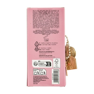 Tricoastal Strawberry Lip Gloss Set with Metallic Charm – Strawberry Lip Gloss Set