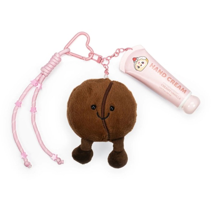 Tricoastal Honey Waffle Hand Cream Keychain – Μπρελόκ με Κρέμα Χεριών Βάφλα Μελιού