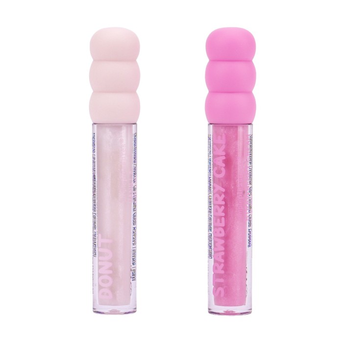 Tricoastal Lip Oil Duo – Ντόνατ & Φράουλα (Σετ 2 τεμαχίων)