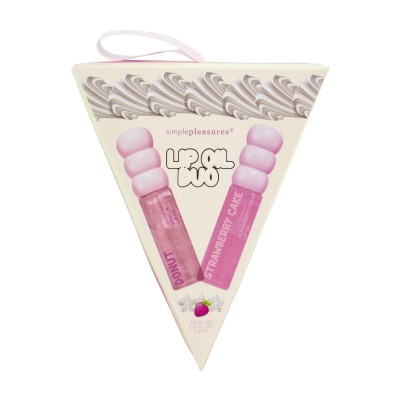 Tricoastal Lip Oil Duo – Ντόνατ & Φράουλα (Σετ 2 τεμαχίων)