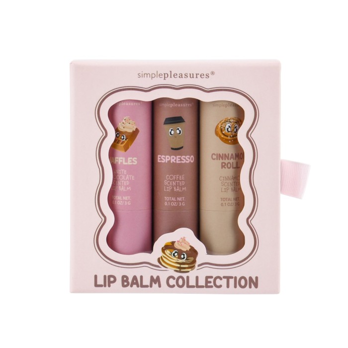 Tricoastal Set of 3 Lip Balm – Premium Soft Touch Box