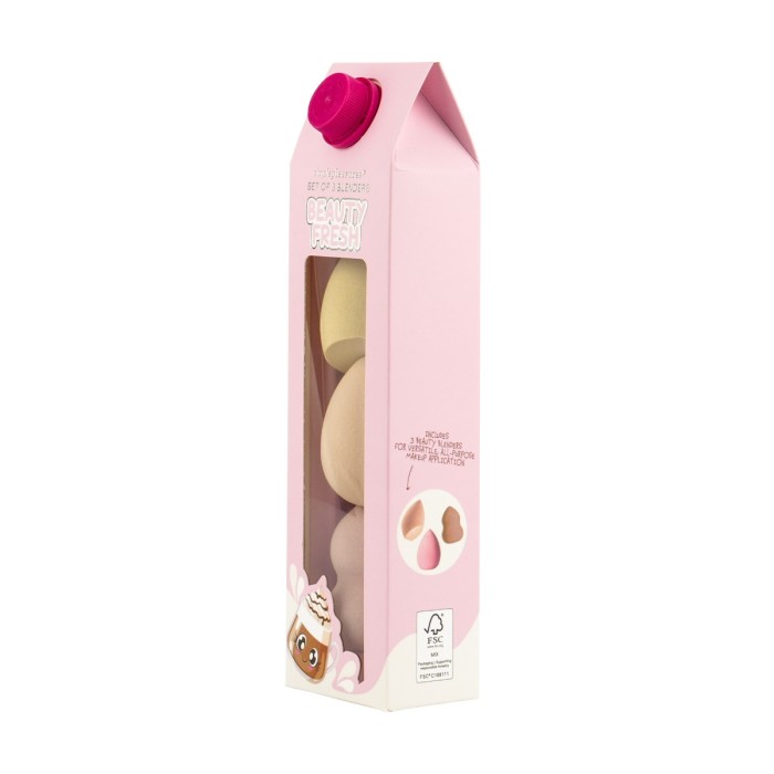 Tricoastal Makeup Sponge Trio – Set of 3 Makeup Sponges