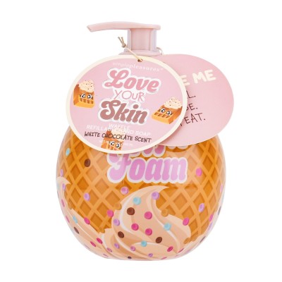 Tricoastal Waffle Foam Glitter Hand Soap – Cream Soap 500 ml with Charm