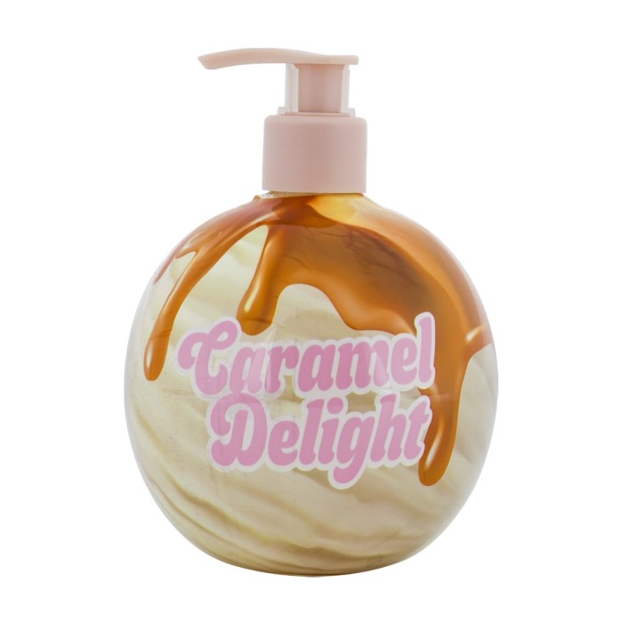 Tricoastal Caramel Delight Glitter Hand Soap – Cream Soap 500 ml with Charm