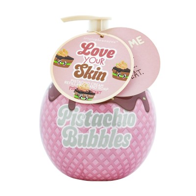 Tricoastal Pistachio Bubbles Glitter Hand Soap – Cream Soap 500 ml with Charm