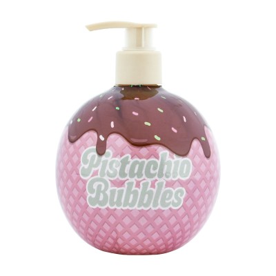 Tricoastal Pistachio Bubbles Glitter Hand Soap – Cream Soap 500 ml with Charm