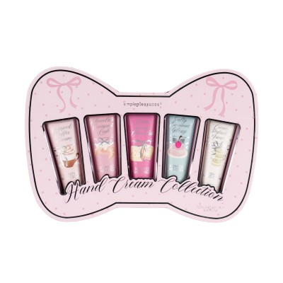 Tricoastal Set of 5 Pcs Hand Creams in Pink Bow Shaped Box