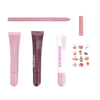 Tricoastal Complete Lip Set – Plumper, Liner, Gloss, Conditioner & Stickers