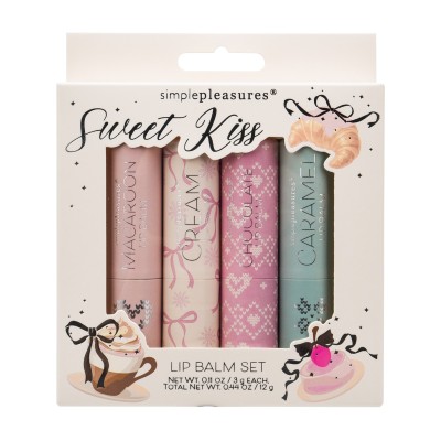 Tricoastal Set of 5 Lip Balms in White Box