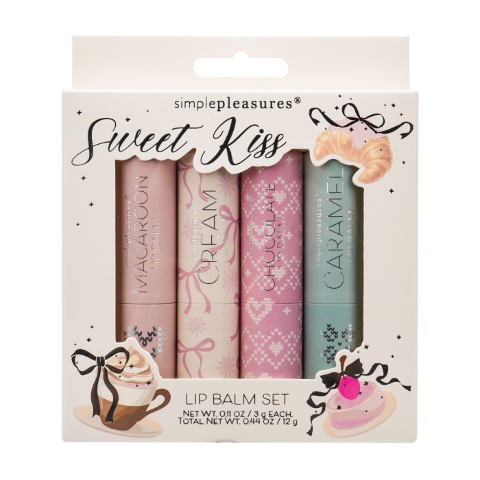 Tricoastal Set of 5 Lip Balms in White Box