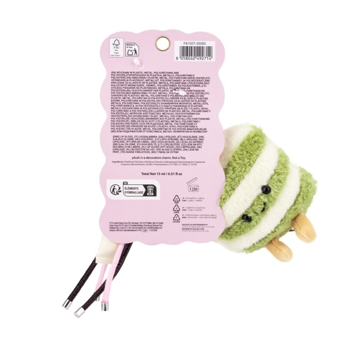 Tricoastal Pistachio Lip Gloss Keychain – Μπρελόκ με Λιπ Γκλος Φυστίκι