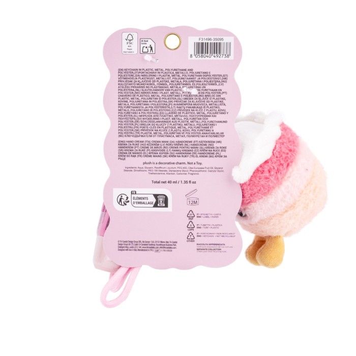 Tricoastal Strawberry Cake Hand Cream Keychain – Μπρελόκ με Κρέμα Χεριών Κέικ Φράουλας