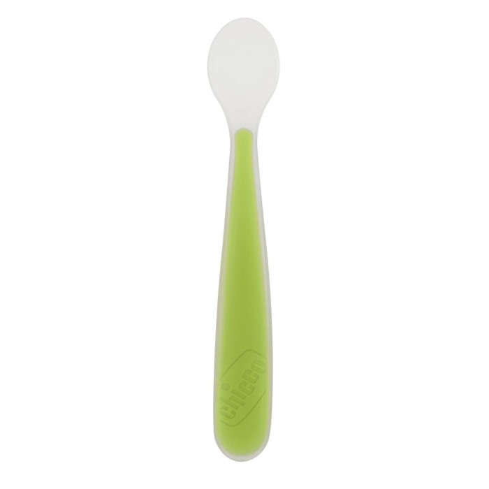 Chicco Soft Baby Spoon 6m+ Green