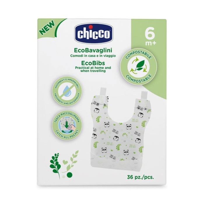Chicco Βιοδιασπώμενη Τραχηλιά μιας Χρήσης 36τμχ