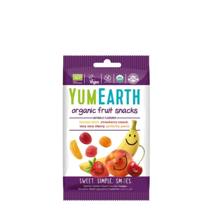Yumearth Fruit Snacks 50g (12) Bio