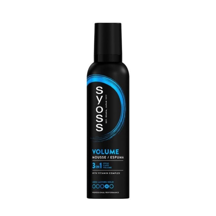 Syoss Volume Mousse Αφρός Μαλλιών για Όγκο & Πολύ Δυνατό Κράτημα 250ml