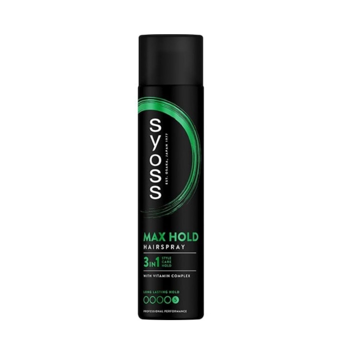 Syoss Hairspray Max Hold Λακ για Πολύ Δυνατό Κράτημα 400ml