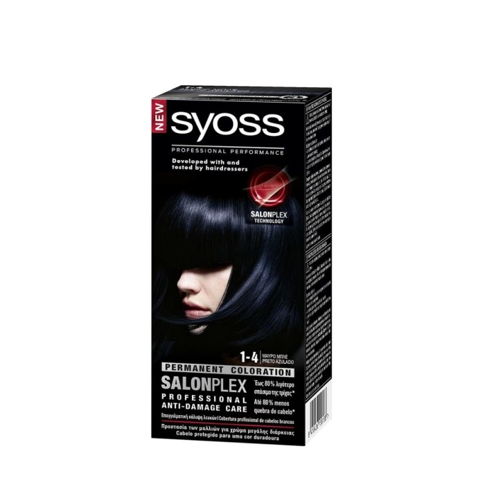 Syoss Color 1.4 Μαύρο Μπλέ