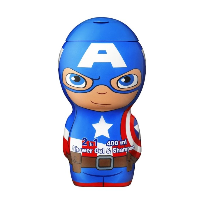 Air Val Captain America Αφρόλουτρο & Σαμπουάν 400ml