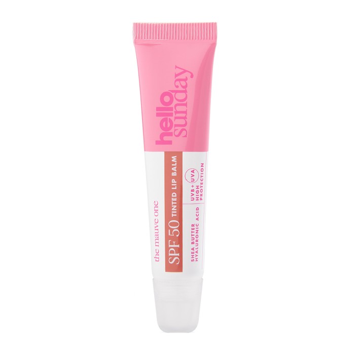Hello Sunday The Mauve One Tinted Βάλσαμο Χειλιών SPF50 15ml