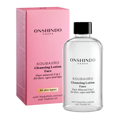 Onshindo Koubaiiro Pure Mineral Καθαριστική Λοσιόν Προσώπου 3 σε 1 250ml