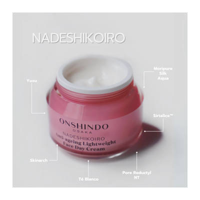 Onshindo Nadeshikoiro Anti-ageing Lightweight Αντιγηραντική Κρέμα Ημέρας Προσώπου 50ml
