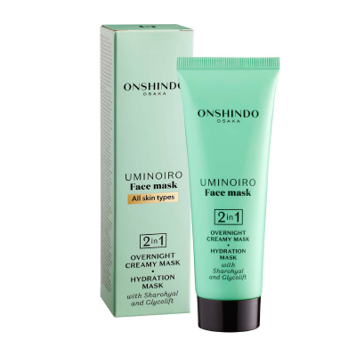 Onishido Uminoiro Overnight 2 σε 1 Ενυδατική Κρεμώδης Μάσκα Προσώπου 75ml