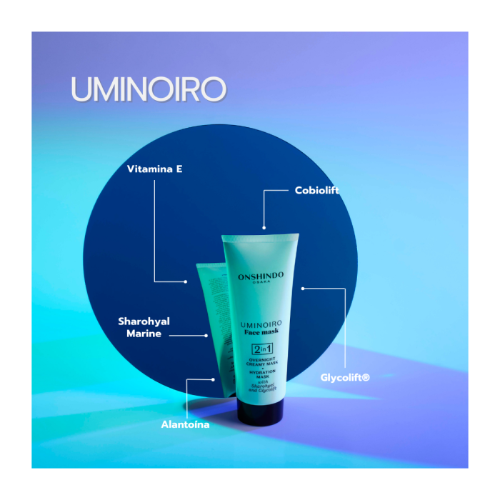 Onishido Uminoiro Overnight 2 σε 1 Ενυδατική Κρεμώδης Μάσκα Προσώπου 75ml