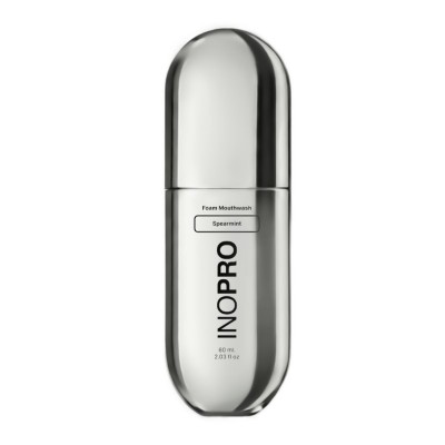 Inopro Foam Mouthwash Spearmint With Hyaluronic Acid & Vitamin C 60ml