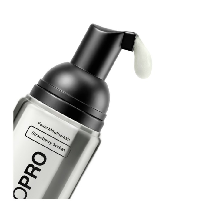 Inopro Foam Mouthwash Strawberry Sorbet With Hyaluronic Acid & Vitamin C 60ml
