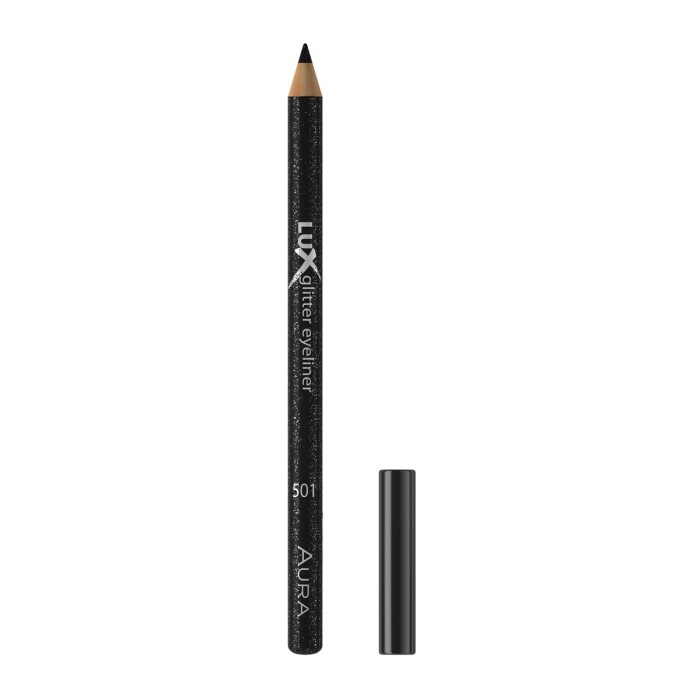 Aura Lux Glitter Eyeliner 501 Black 0.35g
