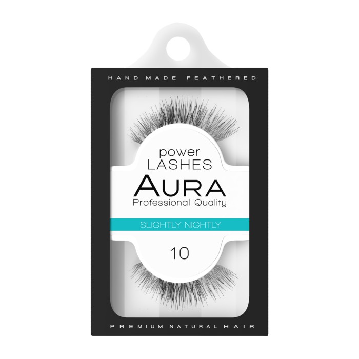 Aura False Eyelashes 10 Sloghtly Nightly