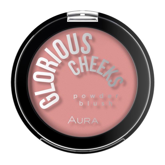 Aura Glorious Cheeks Powder Blush 224 Rose 5g