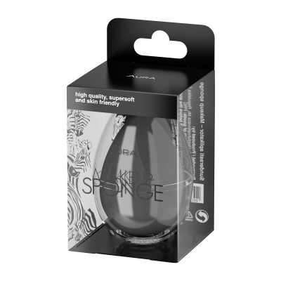 Aura Makeup Sponge Black