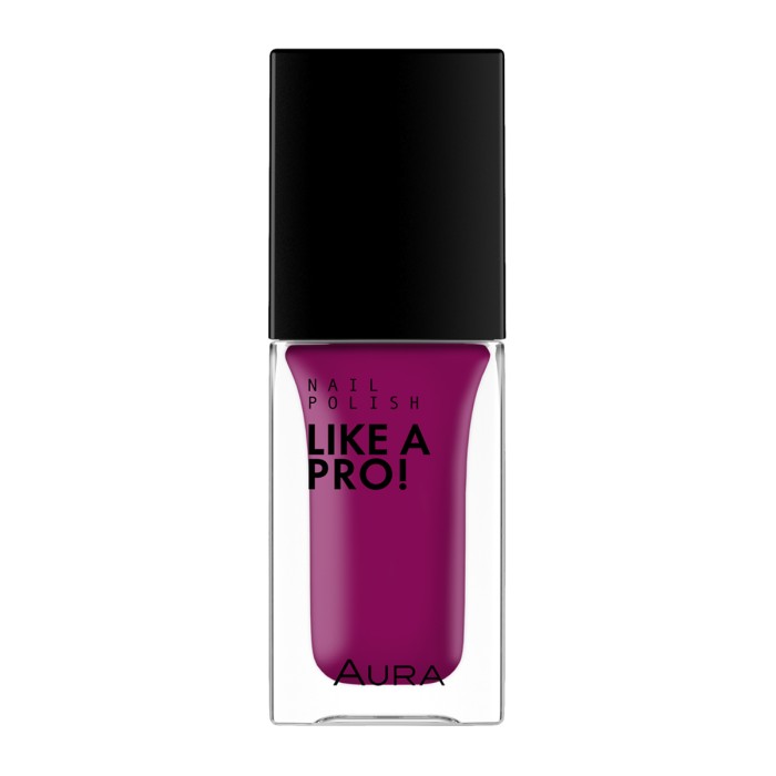 Aura Like A Pro! Nail Polish 124 Purple Red 9.5ml