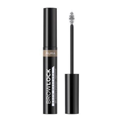 Aura Browlock Brow Mascara 02 Brown 4ml