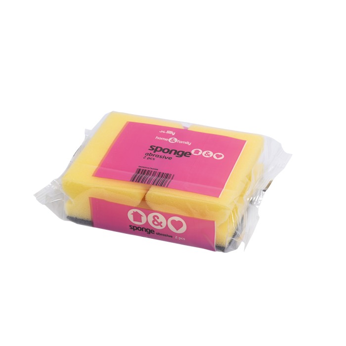 Home & Family Dishwashing Sponges 2pcs