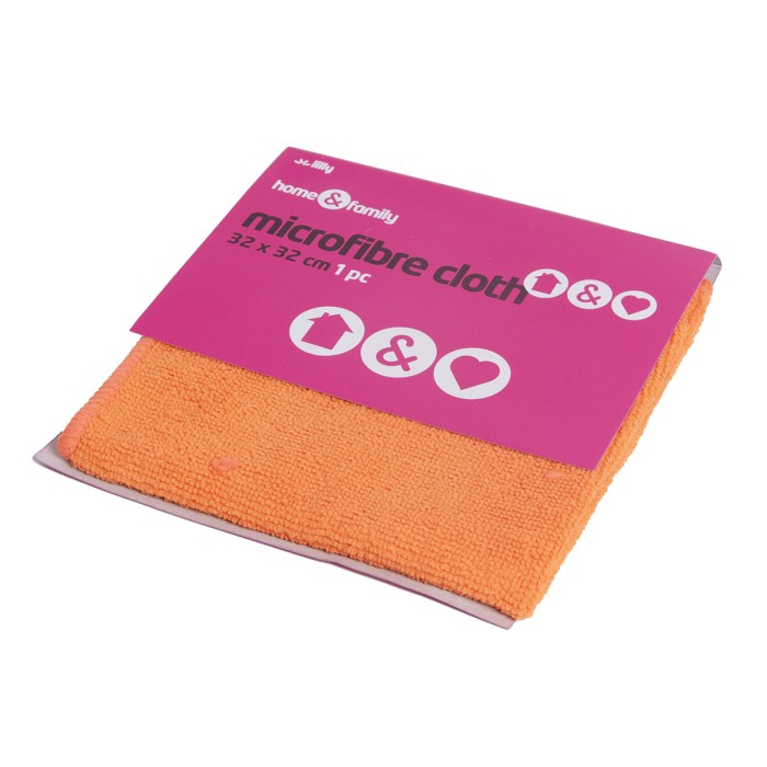 Home & Family Microfiber Cloth 32x32 cm 1pc