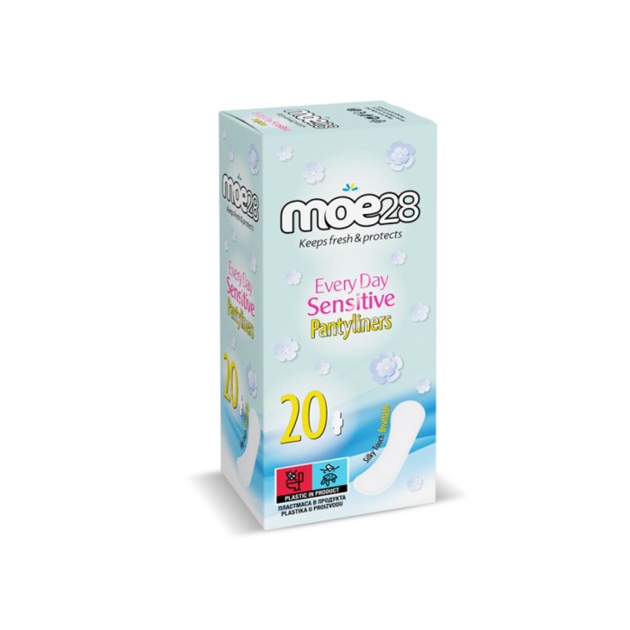 Moe28 Sensitive Σερβιετάκια Ημέρας 20τμχ