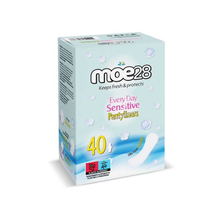 Moe28 Sensitive Σερβιετάκια Ημέρας 40τμχ