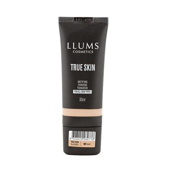 Llums True Skin Υγρό Foundation Biscuit 30ml