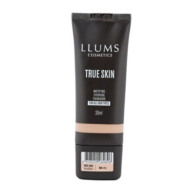 Llums True Skin Υγρό Foundation Toffee 30ml