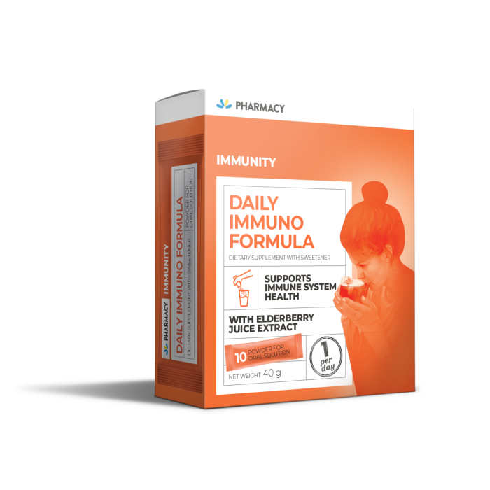 Pharmacy Daily Immyno Formula Dietary Supplement 10pcs