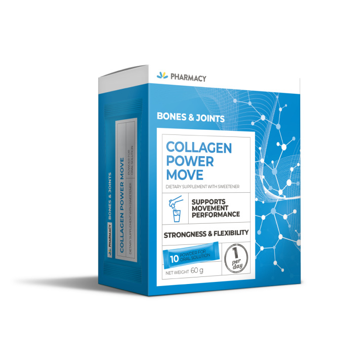 Pharmacy Collagen Power Move Συμπλήρωμα Διατροφής 10τμχ