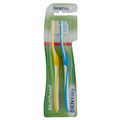 Dentility Multihead Medium Toothbrush 2pcs