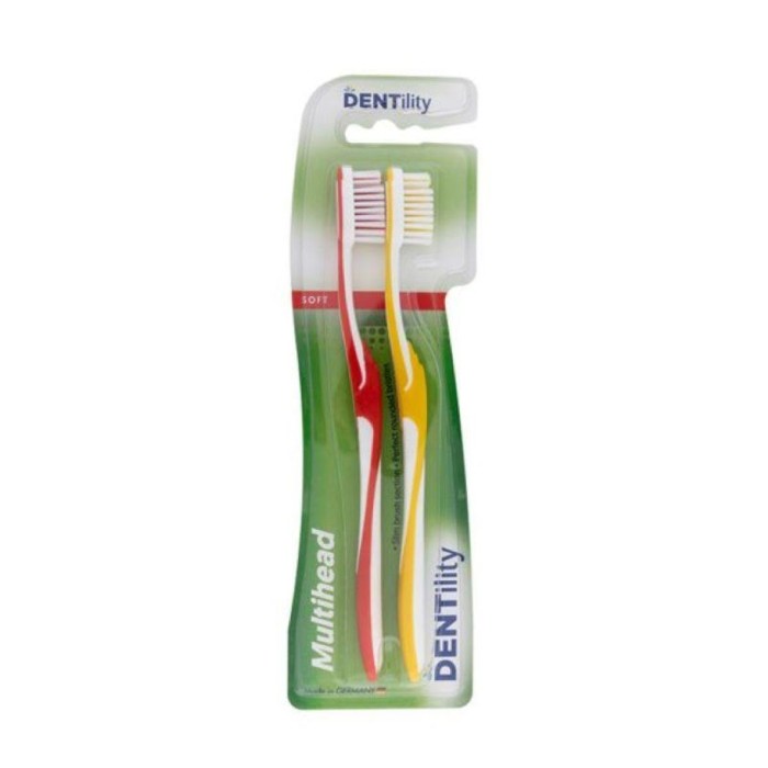 Dentility Multihead Soft Toothbrush 2pcs
